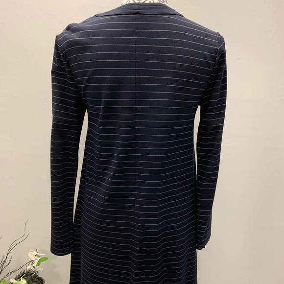 BCBGMAZAZARIA COTTON DRESS FRONT ZIP AND POCKETS - Picture 3 of 4